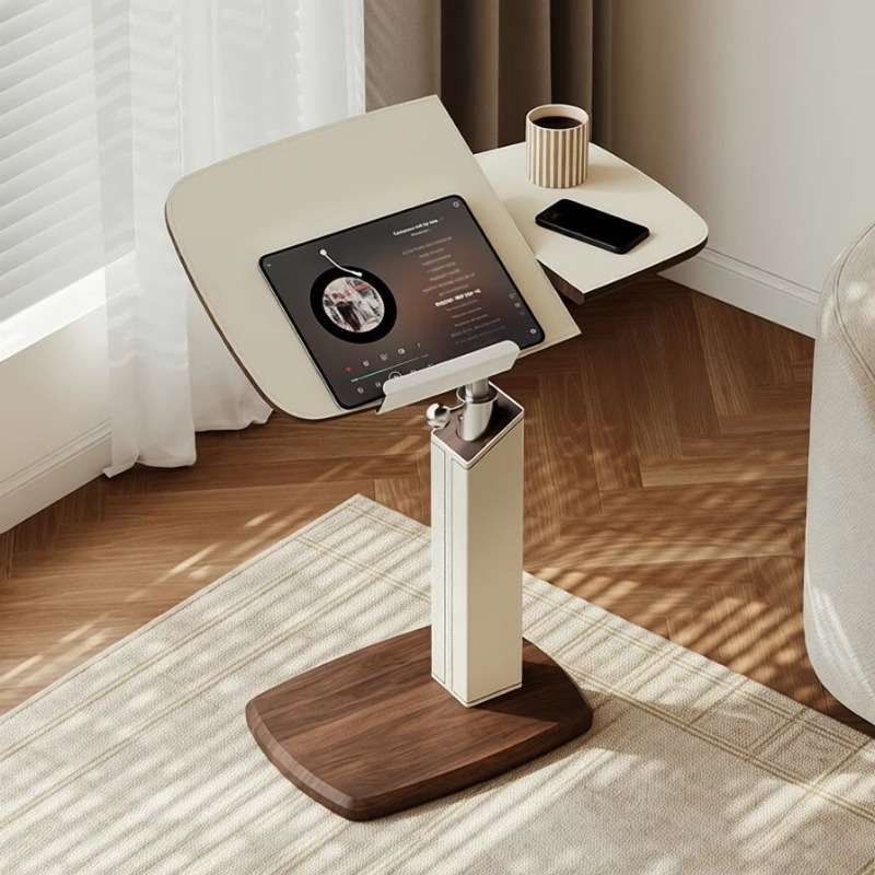 Desk Setup Minimalist - ソファサイドテーブル取り外し可能なフリップ小型テーブルリビングルームコーヒーテーブル寝室リフトベッドサイドテーブル家庭用回転コンピュータテーブル