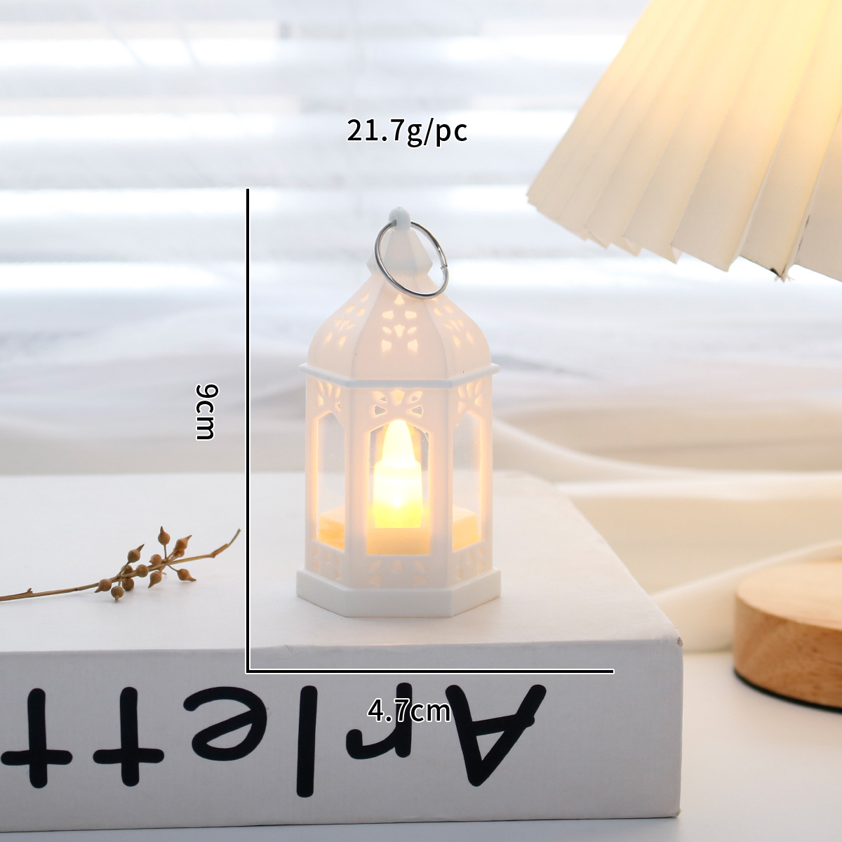 ミニクリエイティブ雰囲気ライトクリスマスレトロ電子キャンドル - Desk Setup Lamp のレビューと価格