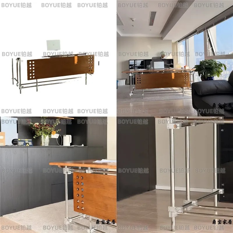 バウハウス無垢材デスク レトロインダストリアルスタイル ホー - Desk Setup L Shaped のレビューと価格