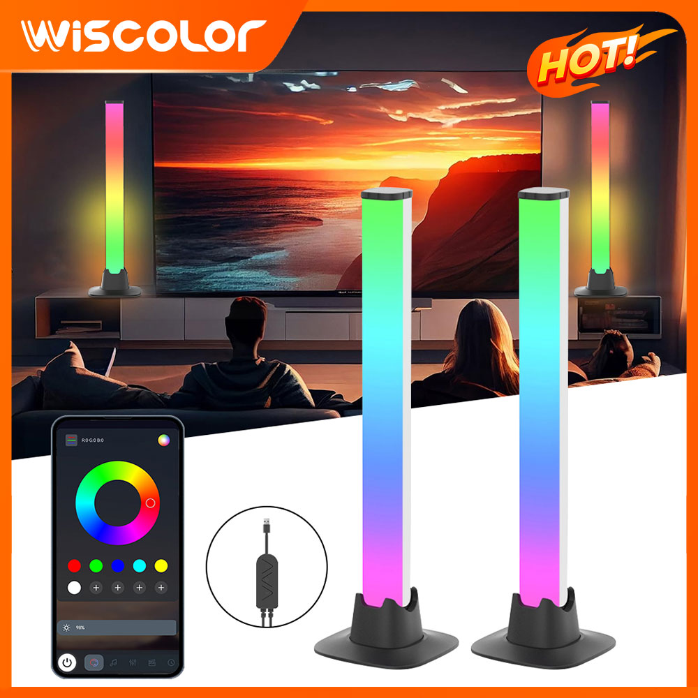 テレビの背面に取り付ける、Tuya Wi-Fi対応のRGB  - Desk Setup With Tv のレビューと価格