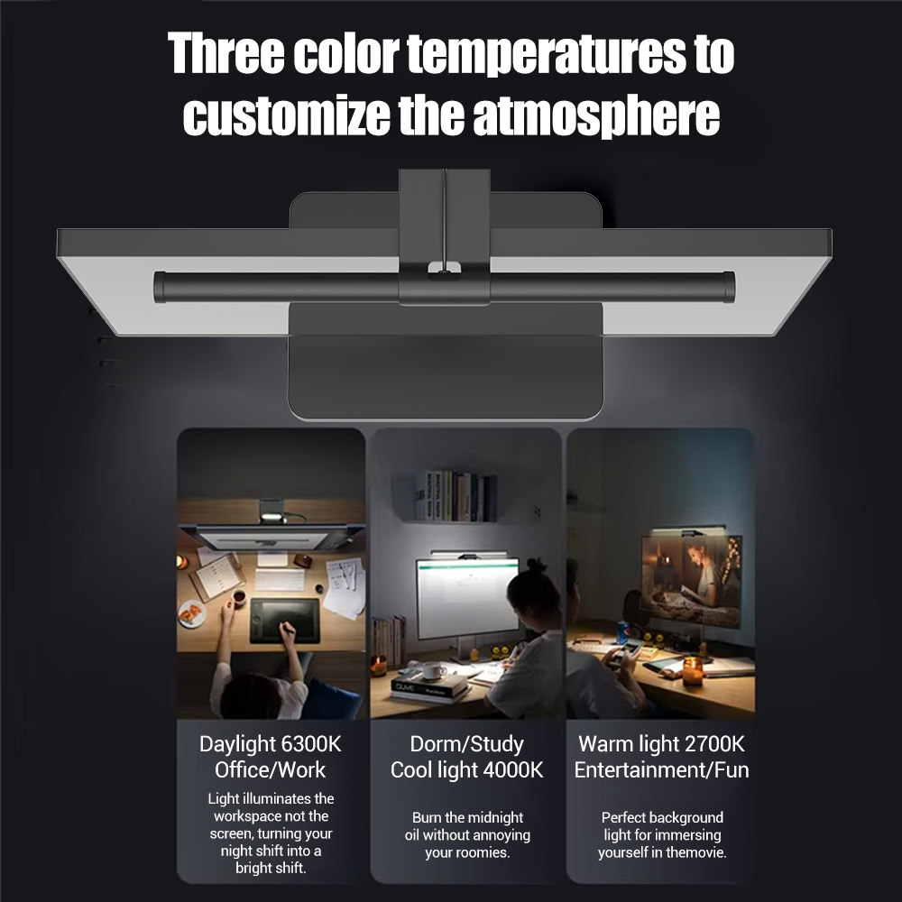 Wiscolor LED スクリーンモニターハンギングライト - Desk Setup Lamp のレビューと価格